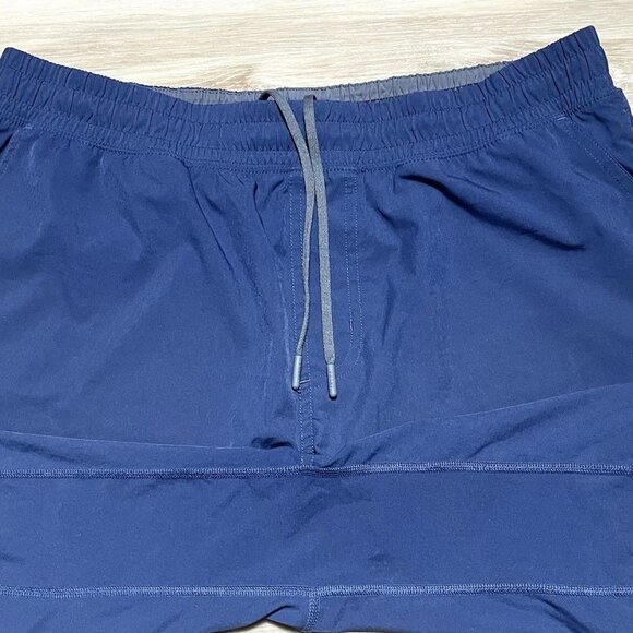 Rhône Dark Blue Unlined Athletic Shorts Inseam 8.5” - Men Size Large - Picture 4 of 13